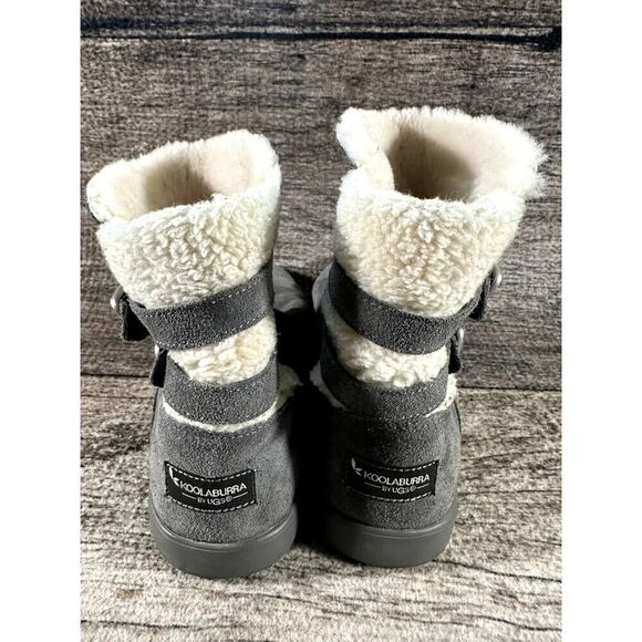 Koolaburra By UGG Koola Short Gray Suede Women's Boots US Size 9 1096413 - Picture 4 of 10